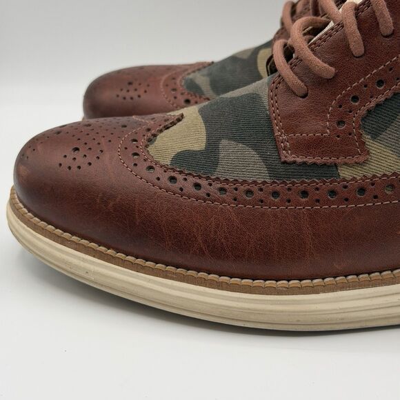 Cole Haan Original Grand Longwing Neoprene Dress Shoes Men’s 10.5 M Oxford Camo main image 7